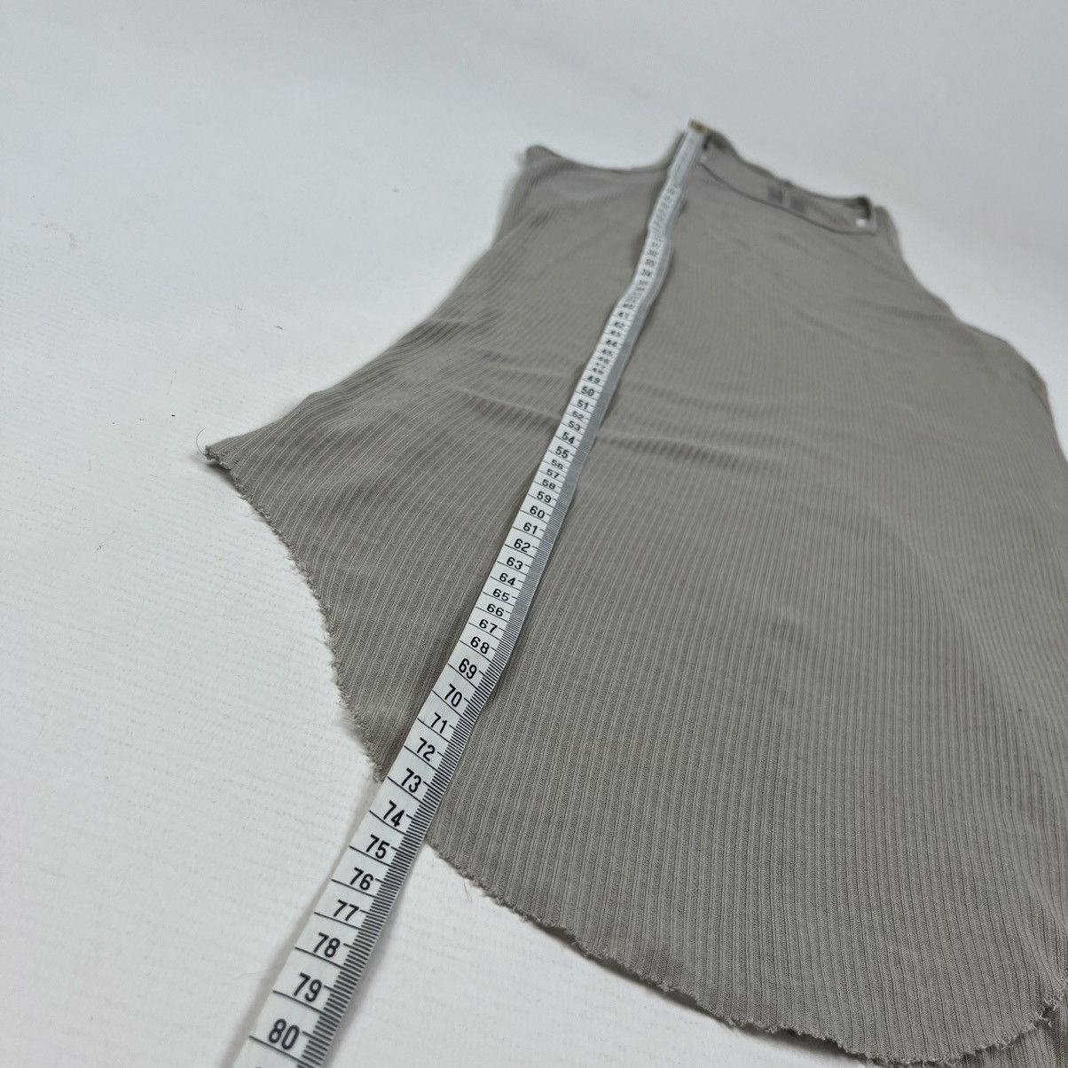 Rick Owens RICK OWENS FOREVER BASIC RIB TANK MINI RIB JERSEY Size M / US 6-8 / IT 42-44 - 8 Thumbnail