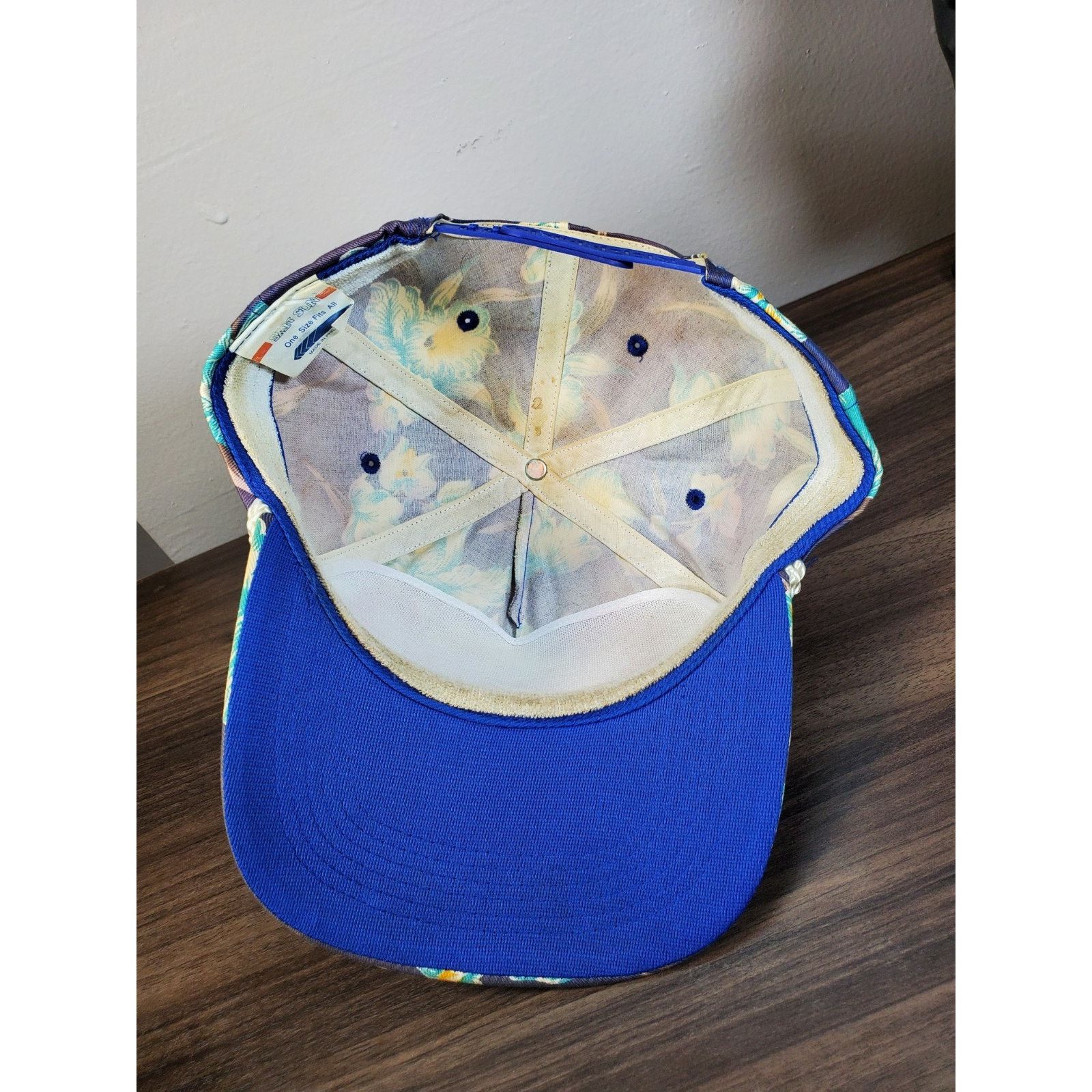 Vintage FREIGHTLINER Trucks Floral Trucker Hat Snapback Cap Purple Size ONE SIZE - 8 Thumbnail
