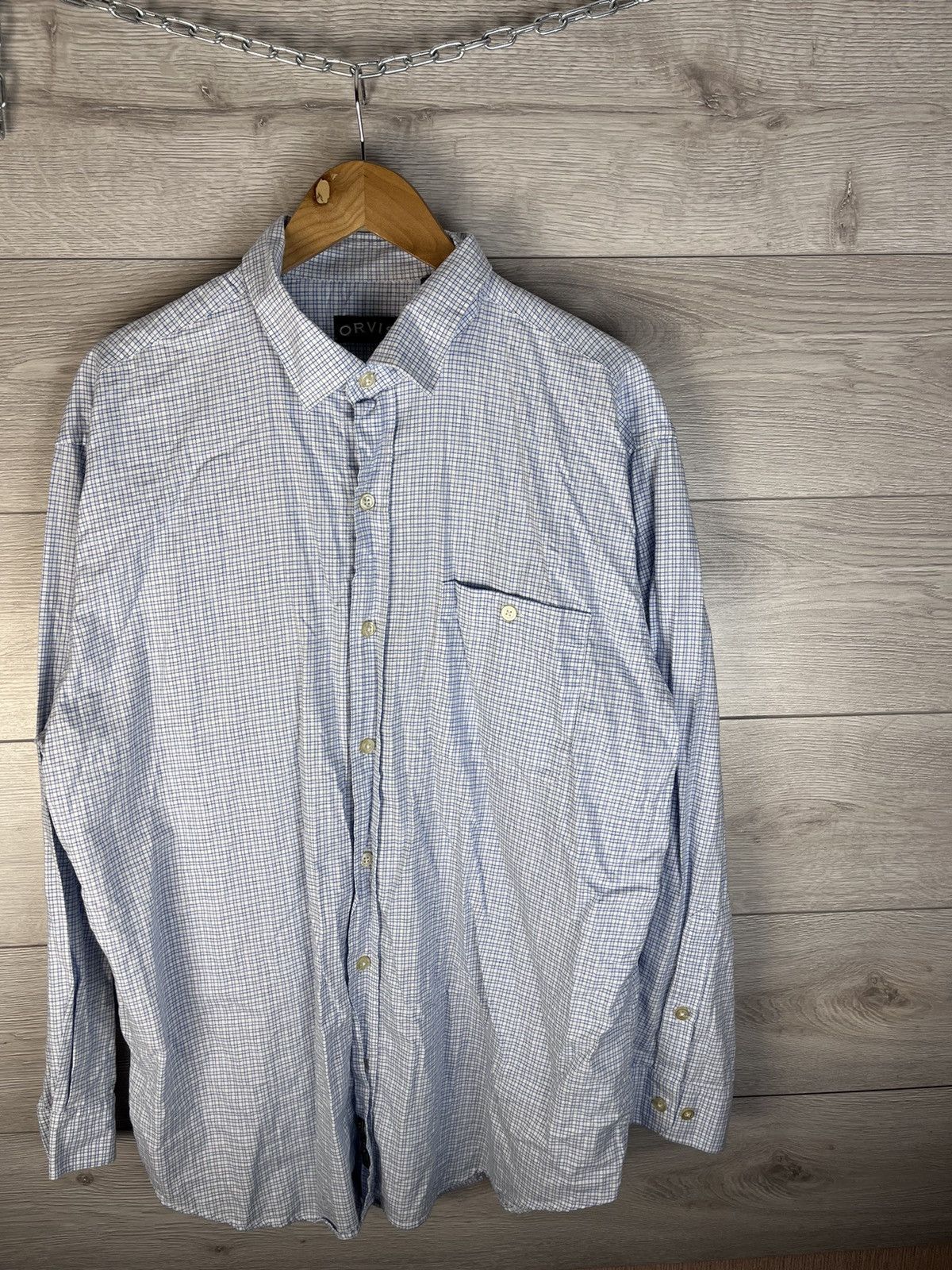 Orvis Mens shirt Orvis made in India size L Size US L / EU 52-54 / 3 - 3 Thumbnail