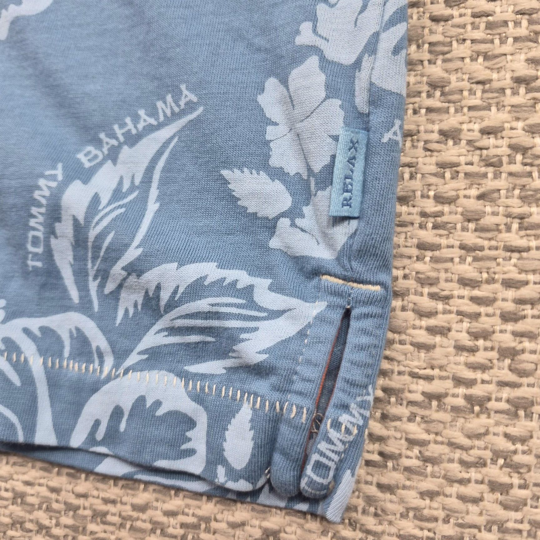 Tommy Bahama Tommy Bahama Relax Shirt Mens 3XL Blue Floral Aloha Waikiki Pima Cotton Polo Size US XXL / EU 58 / 5 - 5 Thumbnail