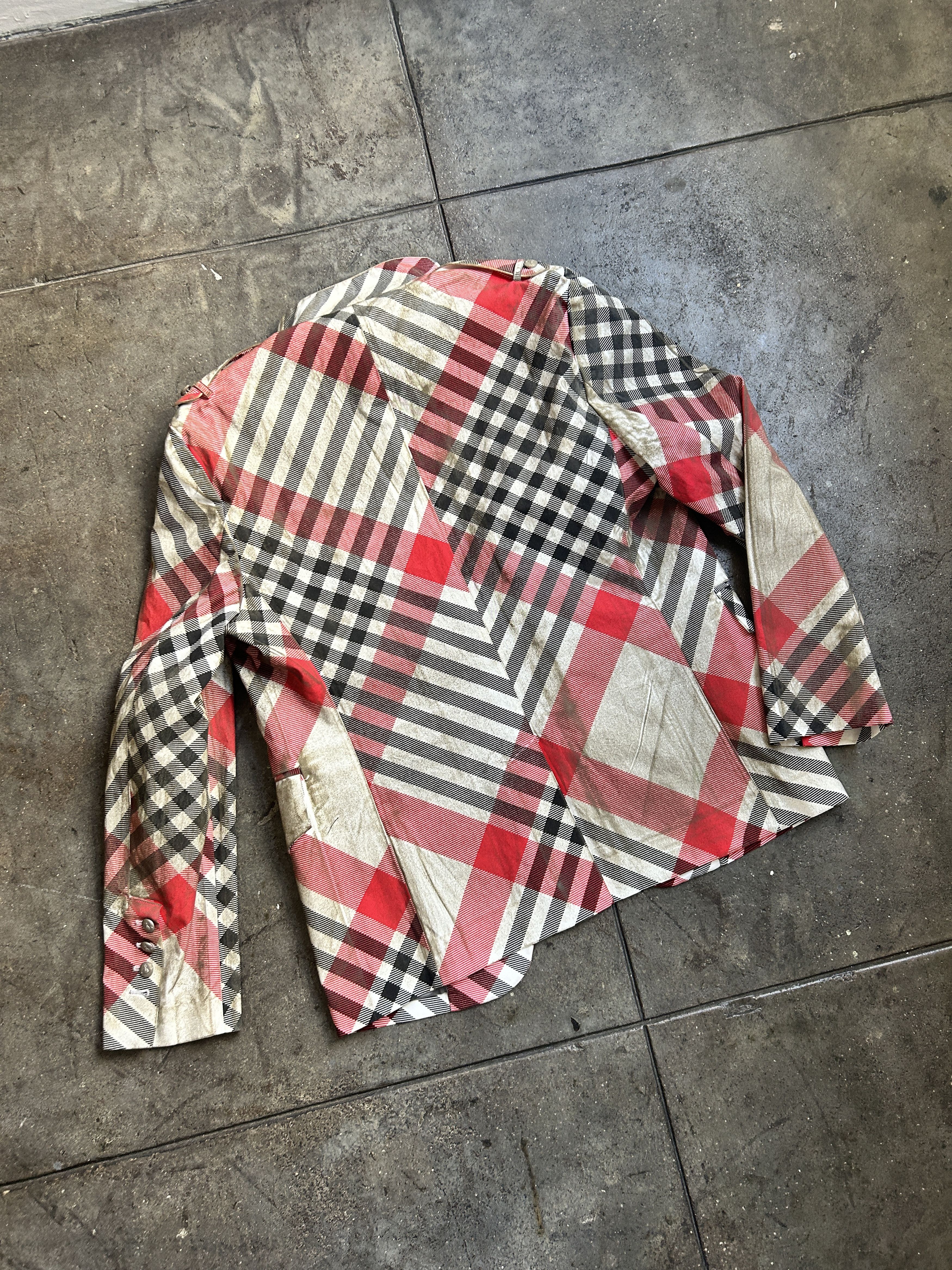 Vivienne Westwood Brand New 1,200$ 2016 Heavy Coat w/ Purposeful Distressing Size US M / EU 48-50 / 2 - 3 Thumbnail