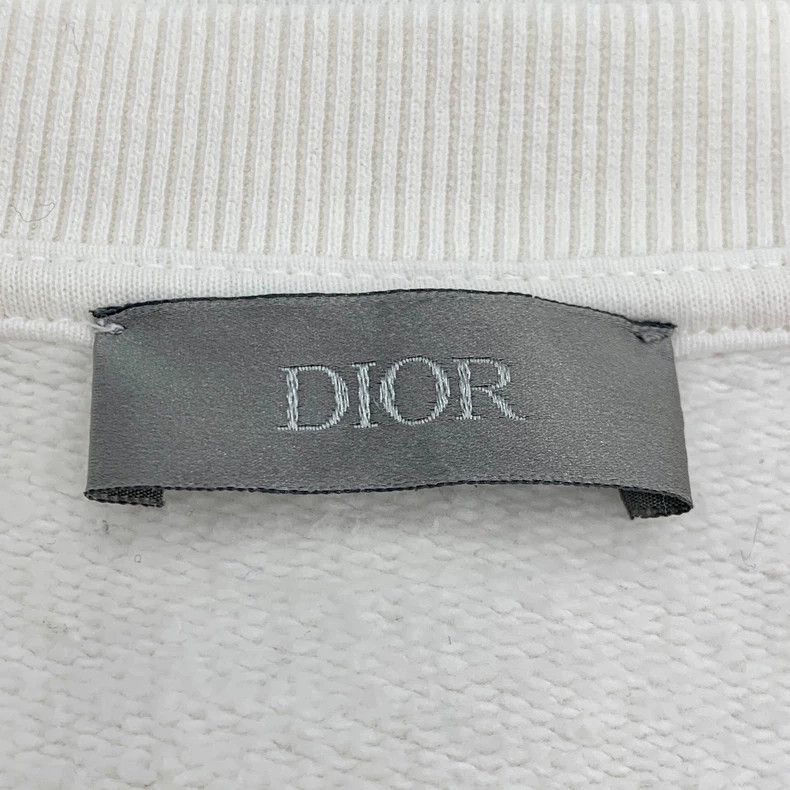 Dior Dior White logo letter embroidery cotton round-neck long-sl Size US S / EU 44-46 / 1 - 6 Thumbnail