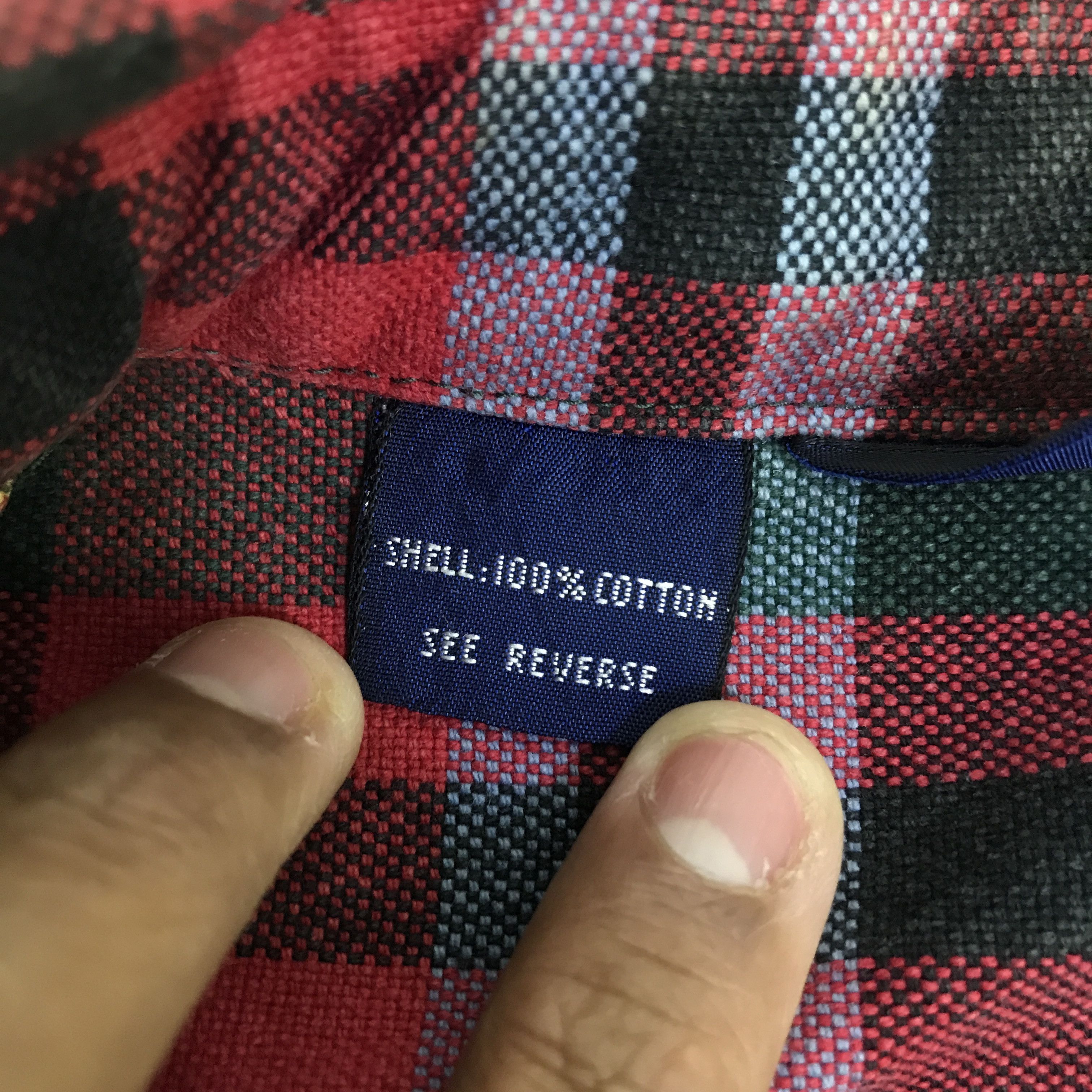 Polo Ralph Lauren Vtg Polo by Ralph Lauren tartan zip jacket K94B3 Size US L / EU 52-54 / 3 - 13 Thumbnail