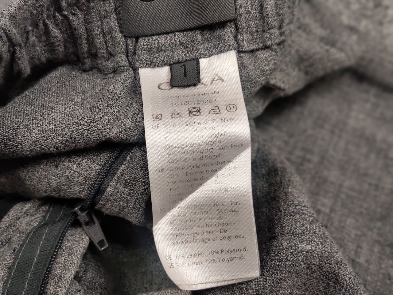 OSKA Oska germany Design Gray Linen Trouser Baggy Pants Size 28" / US 6 / IT 42 - 16 Thumbnail
