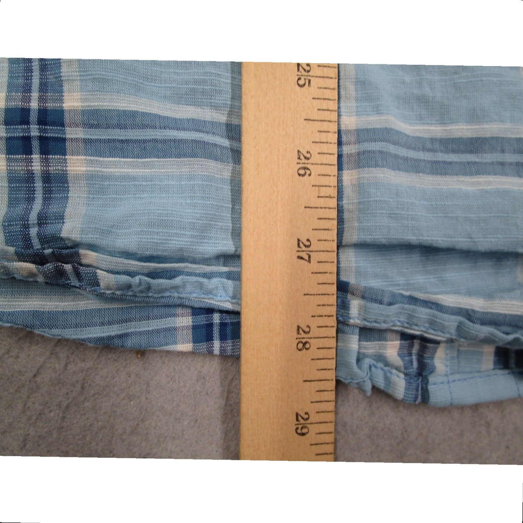 Vintage Flying R Ranchwear Ruddock Mens XXL Blue Plaid Western Pearl Snap Shirt USA Made Size US XXL / EU 58 / 5 - 7 Thumbnail