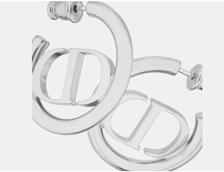 Dior o1w1db10325 Size: OS / E2050 30 Montaigne Earrings in Silver Size ONE SIZE - 3 Thumbnail