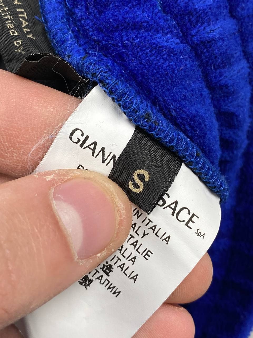 Versace Versace Medusa Logo Velour Sweatpants Women Size S Blue Size 28" / US 6 / IT 42 - 7 Thumbnail
