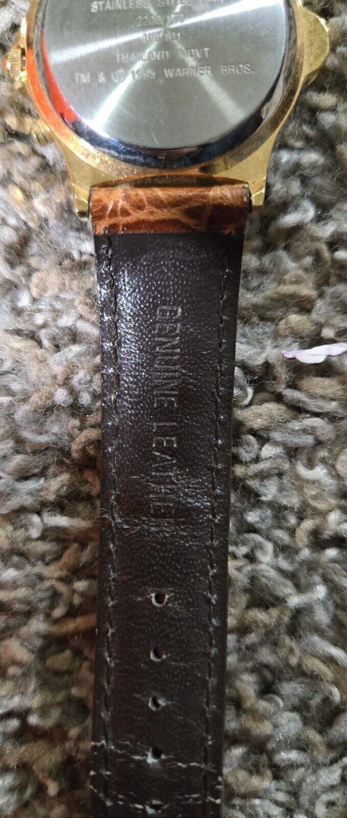Designer Vtg Taz "We Sing" Musical Quartz Watch 1995 Warner Brothers Size ONE SIZE - 6 Thumbnail