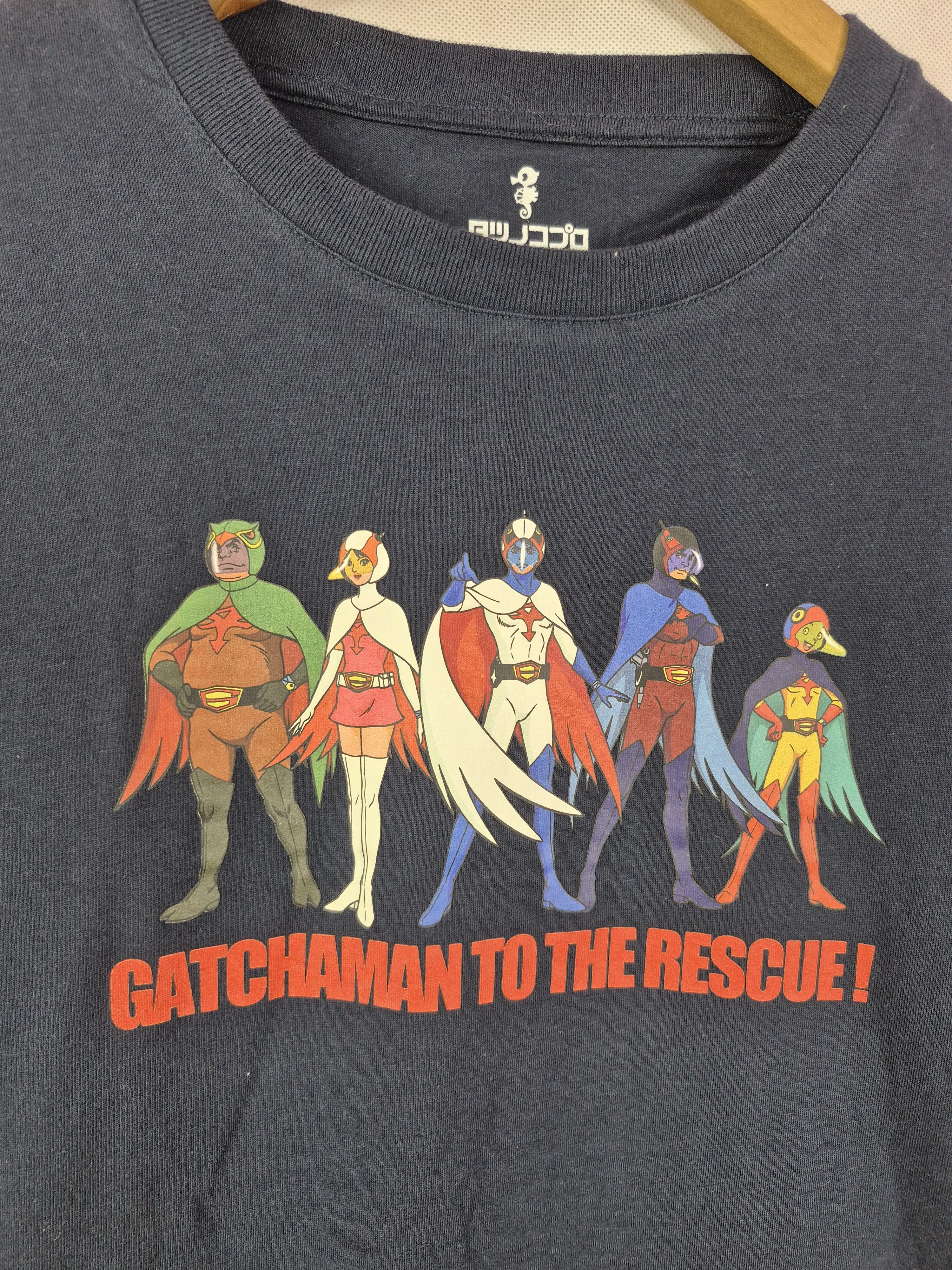 Anime 🔥 Gatchaman Japanese Anime Cartoon Sci FiTee Size US M / EU 48-50 / 2 - 3 Thumbnail