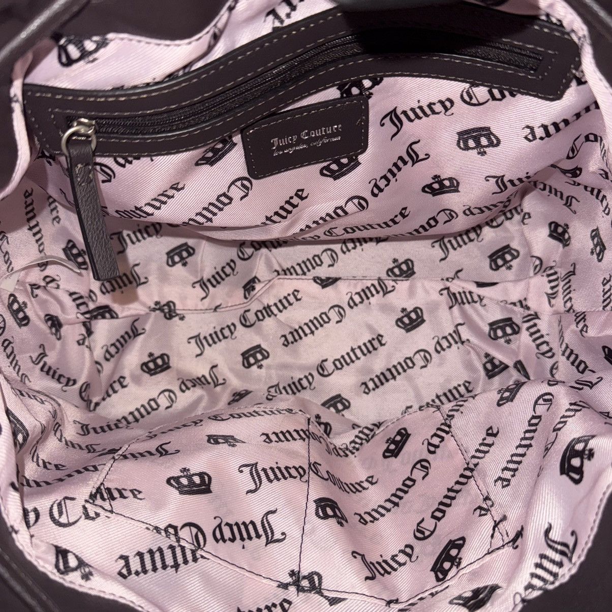 Juicy Couture Juicy Couture chocolate jeweled crown daydreamer tote bag Size ONE SIZE - 7 Thumbnail