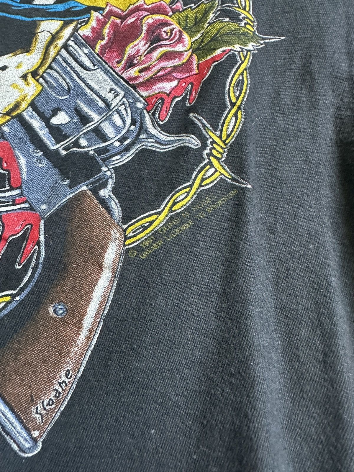 Band Tees OG 1991 Guns n Roses tour Get in the ring motherfucker tee Size US L / EU 52-54 / 3 - 7 Thumbnail