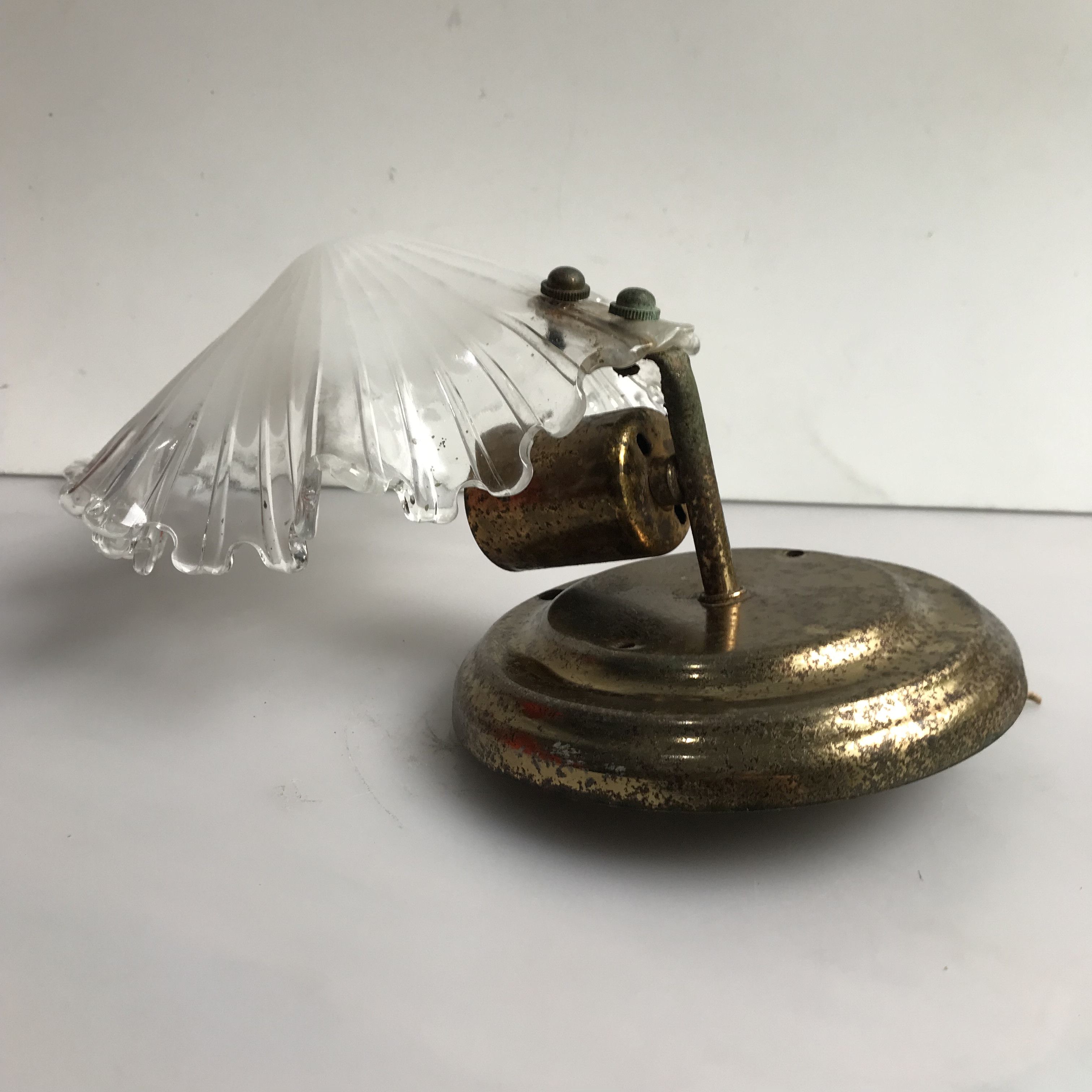 Vintage Vintage Art Deco Lamp sea Shell Art Deco style wall lamp Size ONE SIZE - 3 Thumbnail