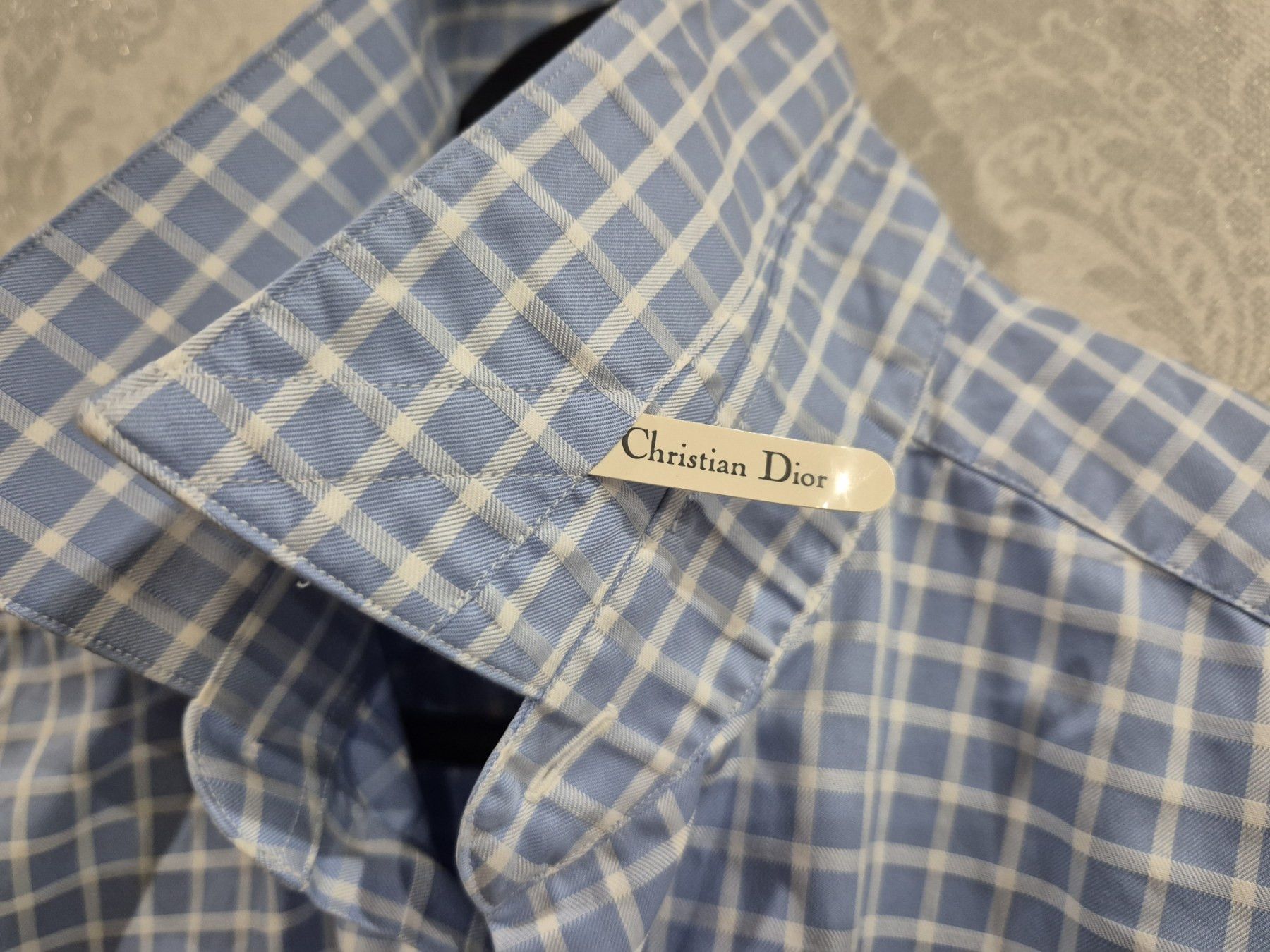 Dior Christian Dior Checkered Men’s Shirt size L Size US L / EU 52-54 / 3 - 3 Thumbnail