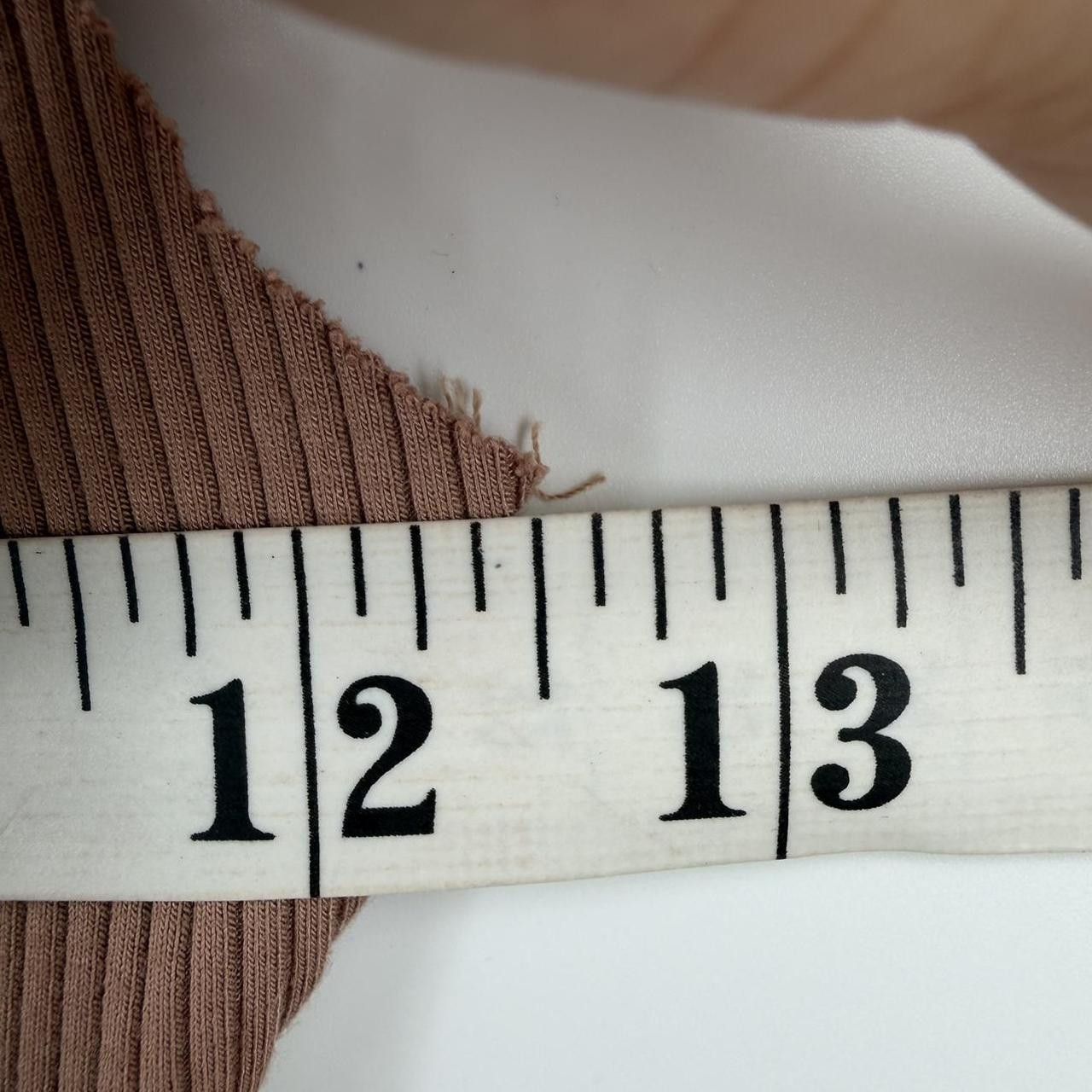Other Naked Wardrobe Body con Midi Taupe Tan Ribbed Dress Small Size S / US 4 / IT 40 - 4 Thumbnail