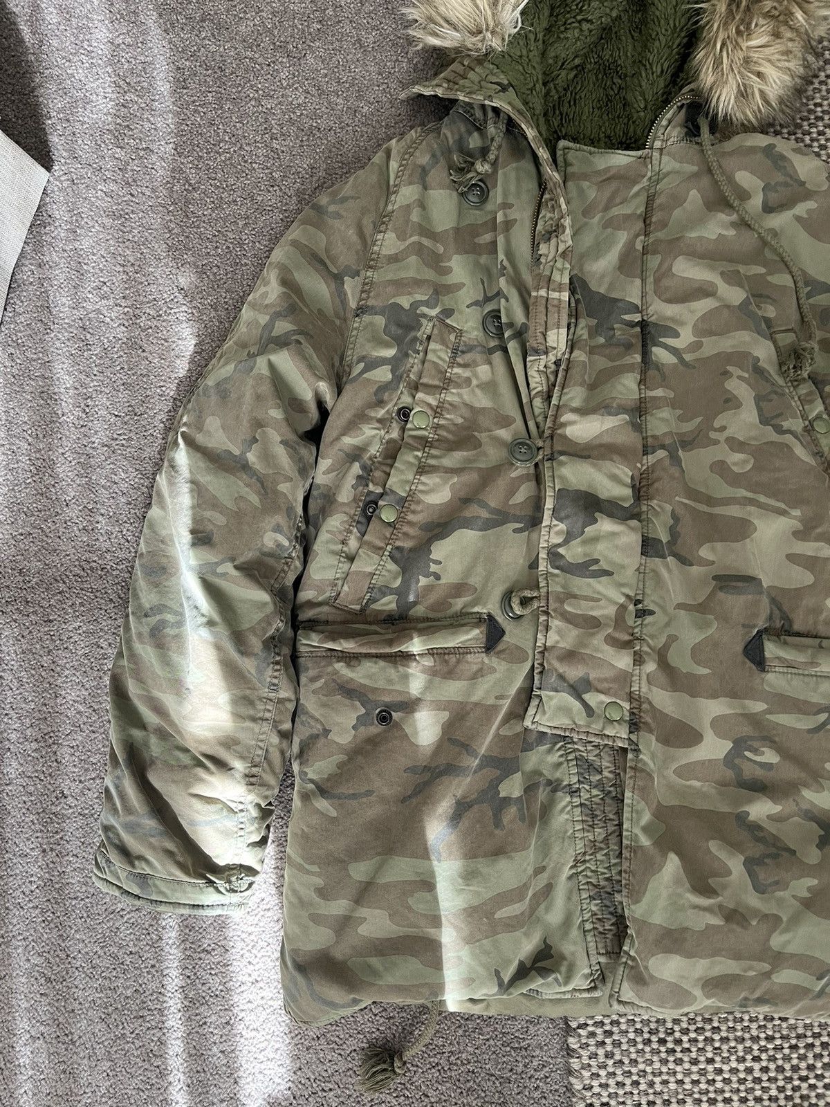 Denim & Supply Ralph Lauren Camo Down Parka Size US S / EU 44-46 / 1 - 2 Thumbnail