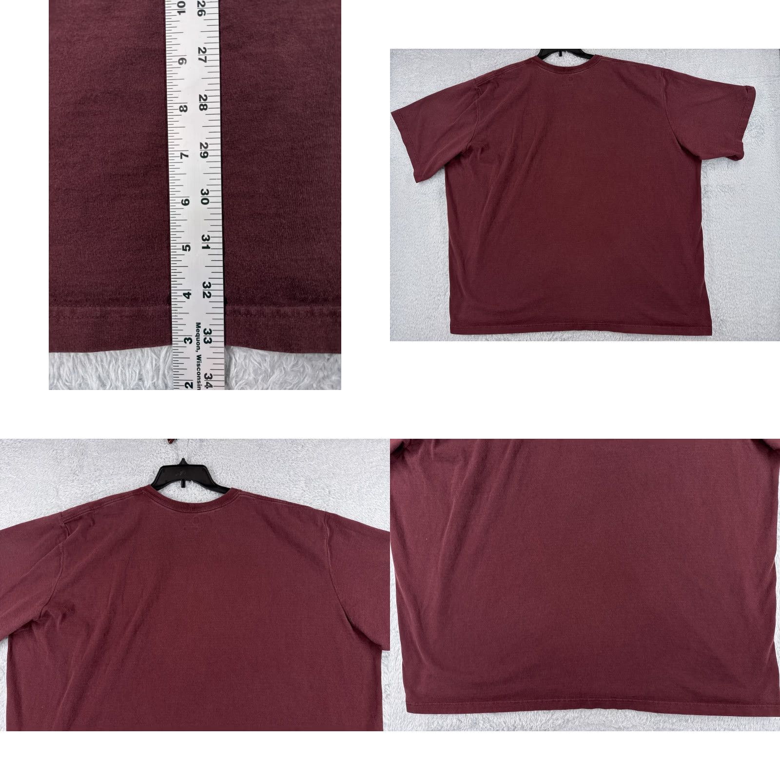 Carhartt Carhartt Shirt Men 4XL Red Short Sleeve Pocket Original Fit Size US XXL / EU 58 / 5 - 9 Thumbnail