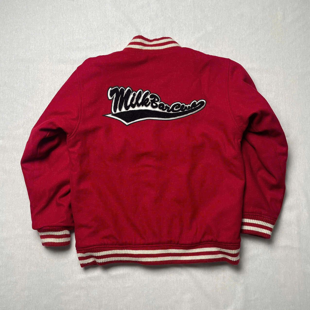 Japanese Brand Milk bar varsity jacket Size US L / EU 52-54 / 3 - 2 Thumbnail