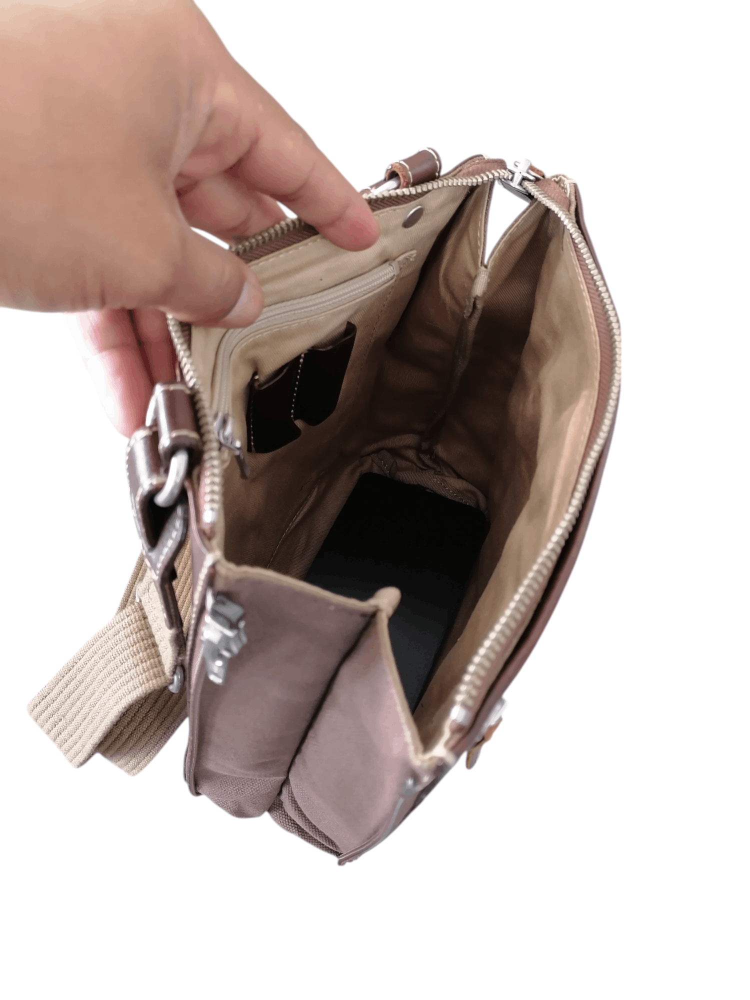 Japanese Brand × Leather Vintage Japan Nobel Allegro Leather Sling / Crossbody Bag Size ONE SIZE - 5 Thumbnail