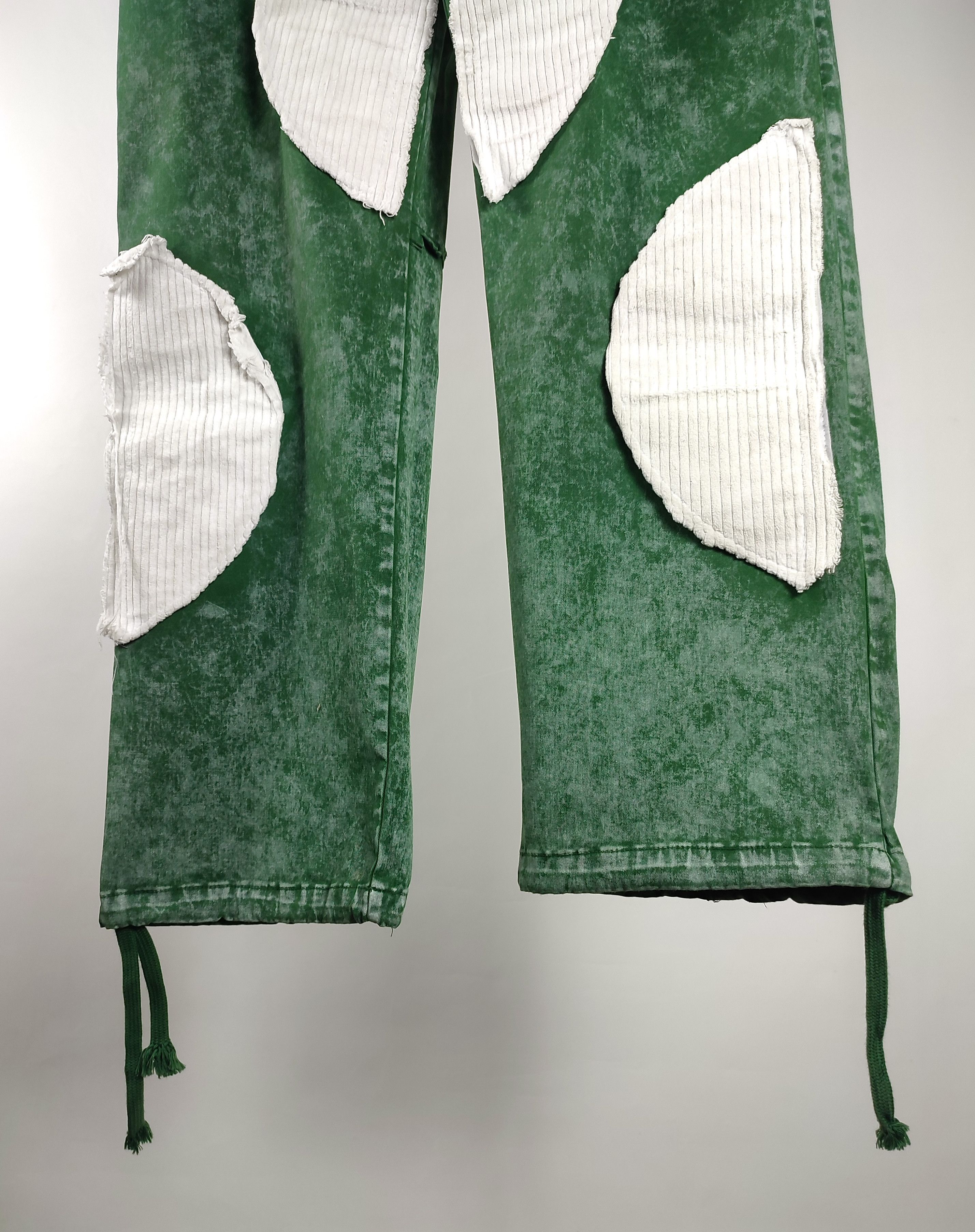 If Six Was Nine Atelier d’Roupa Patchwork Corduroy Garment Dyed Cargo Pants Size US 33 - 12 Thumbnail