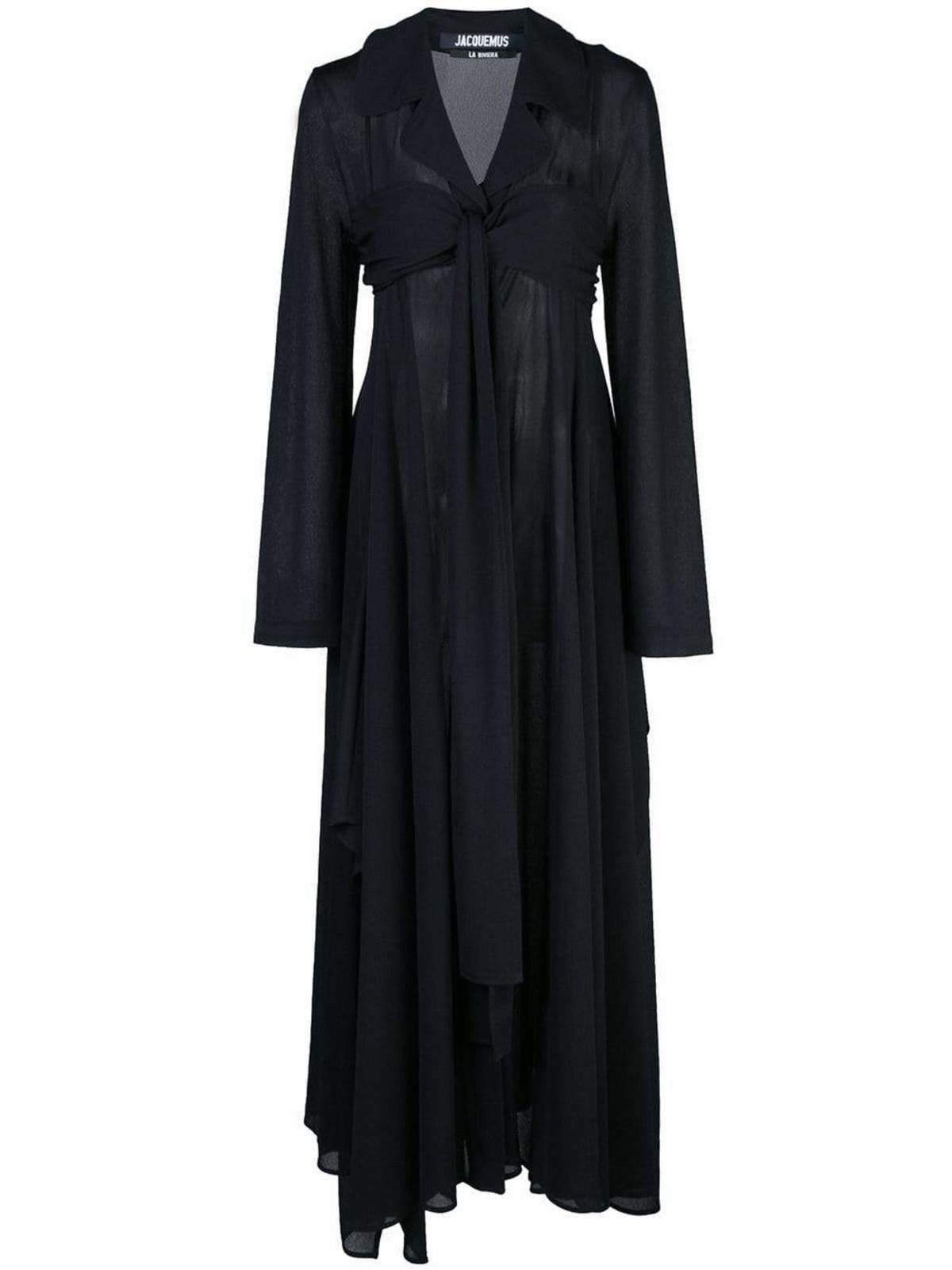 Jacquemus jacquemus la robe saint jean dress navy la riviera Size S / US 4 / IT 40 - 1 Thumbnail