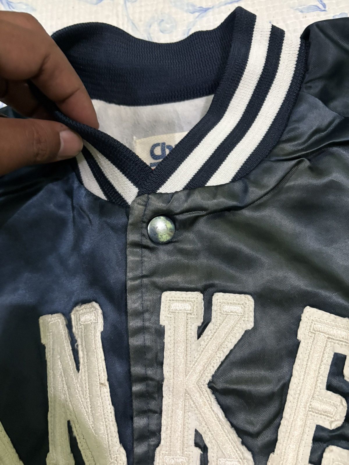 Chalk Line Chalk Line New York Yankess Bomber Sun Fadded Jacket Size US L / EU 52-54 / 3 - 13 Thumbnail