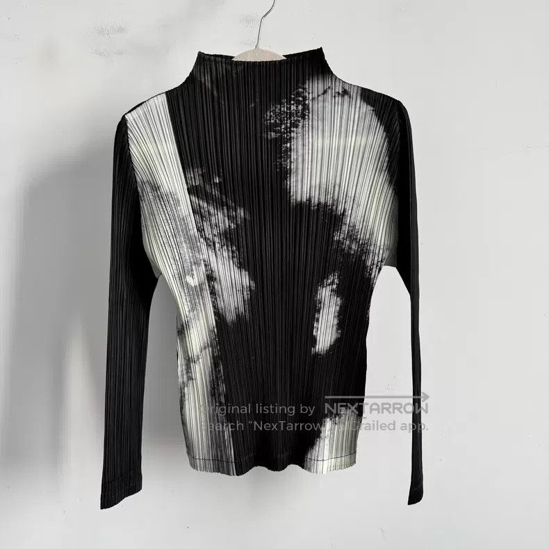 Issey Miyake Issey Miyake Black Long Sleeve Size L / US 10 / IT 46 - 1 Thumbnail