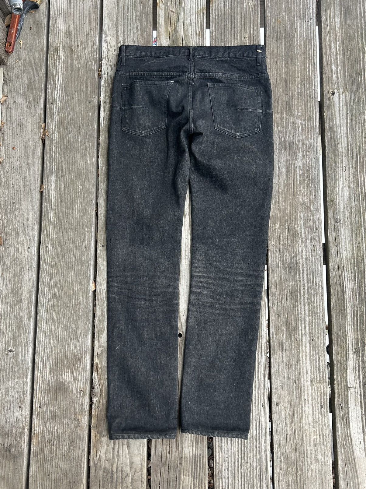 Dior Dior Homme Clawmarks Black Denim Hedi Slimane AW05 Size US 29 - 4 Thumbnail