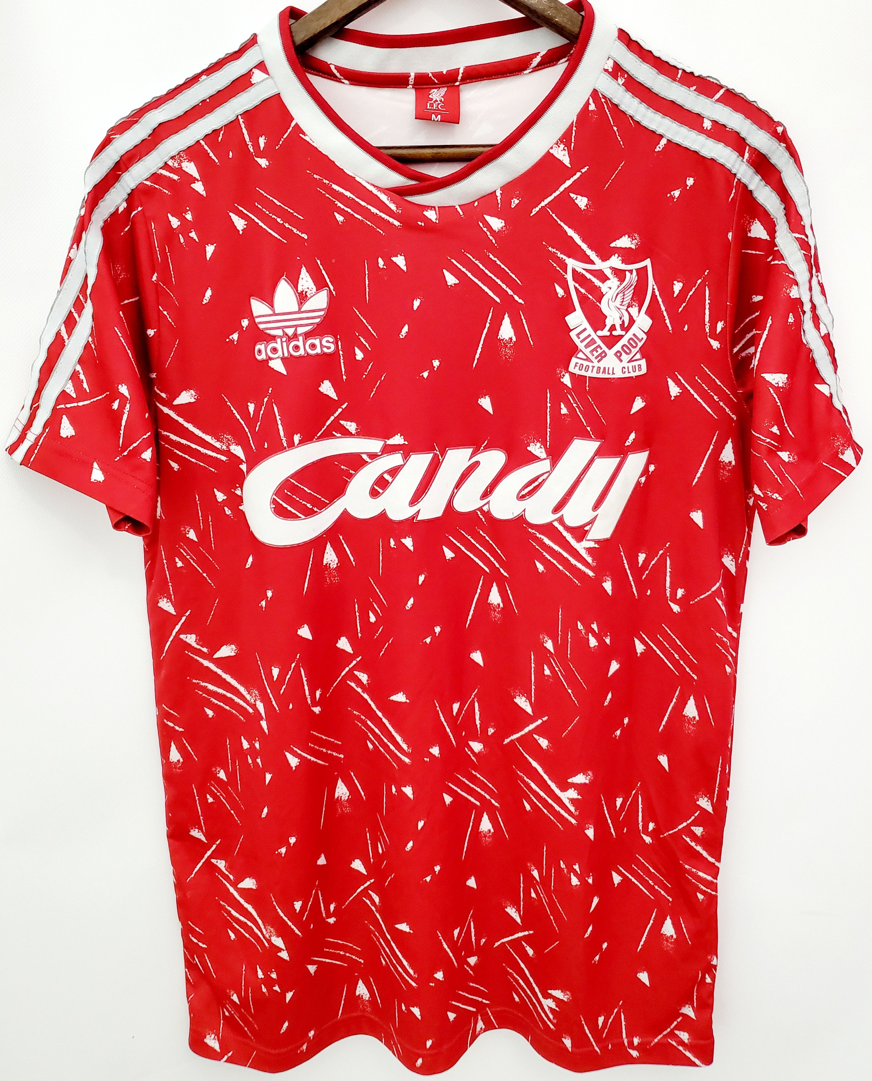 Vintage THE REDS 1989-1991 adidas LIVERPOOL FC Home reprint M Size US M / EU 48-50 / 2 - 1 Thumbnail