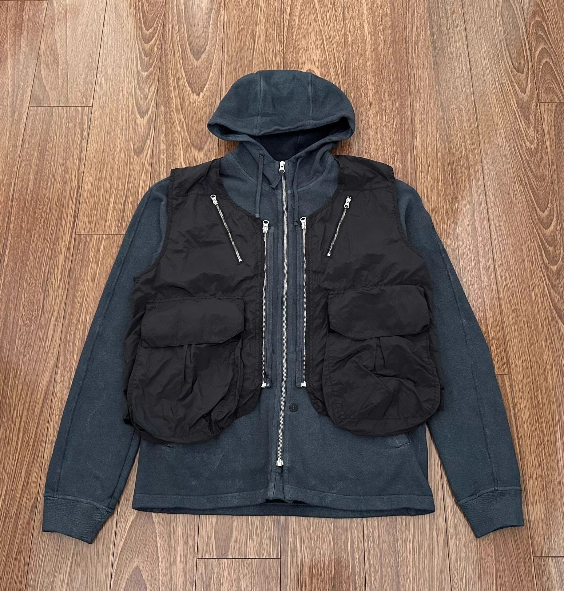 Stone Island Stone Island Shadow Project Hoodie Vest 2pc Mint M Size US M / EU 48-50 / 2 - 1 Thumbnail