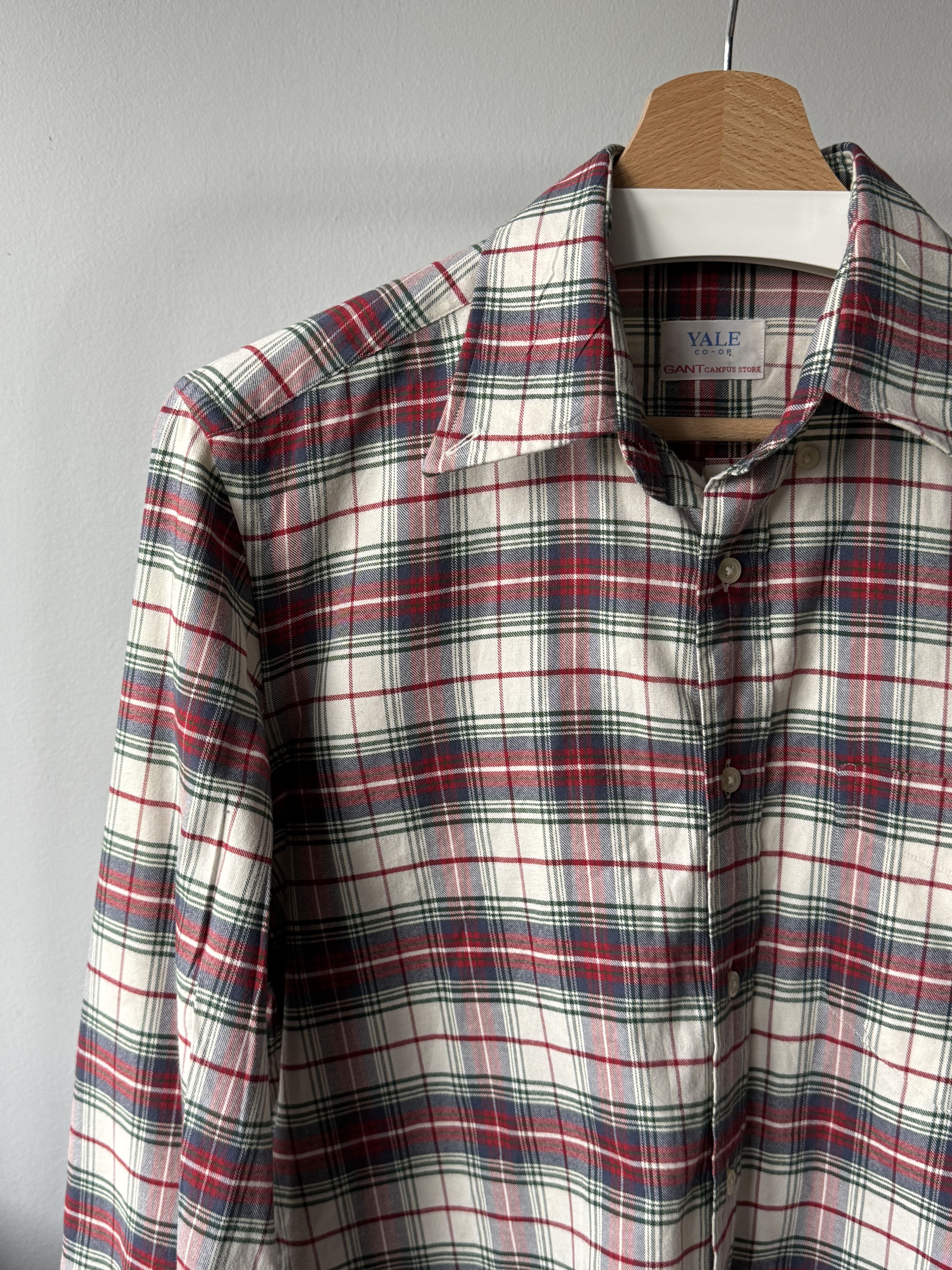 Gant × Gant Rugger Gant YALE CO-OP Archive Twill Campus Plaid L/S Oxford Shirt Size US S / EU 44-46 / 1 - 5 Thumbnail