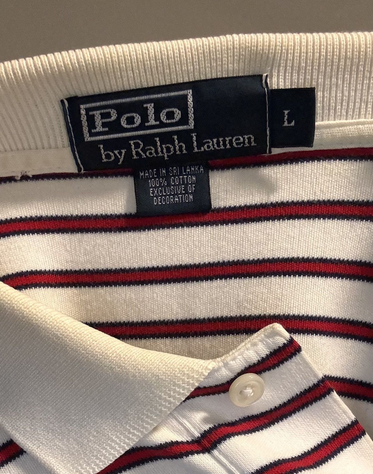 Polo Ralph Lauren White Polo Ralph Lauren Size L Size US L / EU 52-54 / 3 - 4 Thumbnail