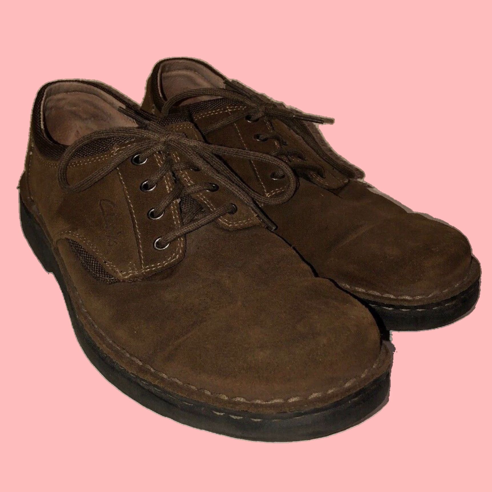 Mens Brown Leather Comfort Shoes Size 11M Clarks