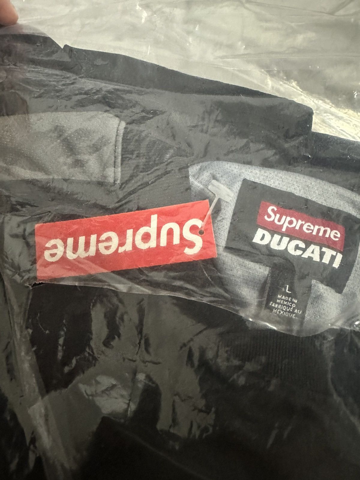 Ducati × Supreme Supreme Ducati Soccer Jersey Black Size US L / EU 52-54 / 3 - 7 Thumbnail