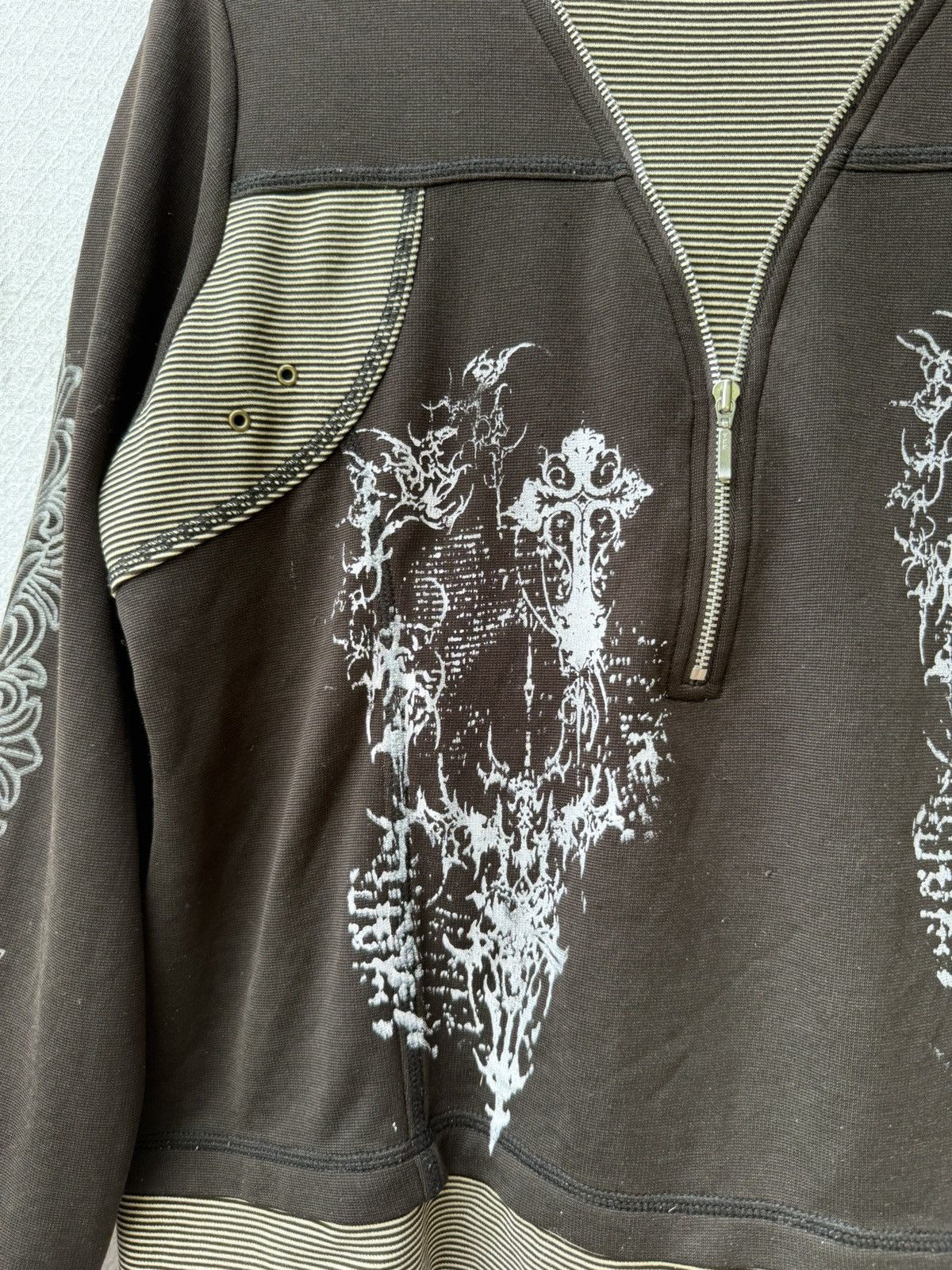 Hysteric Glamour Japanese Hoodie Gothic Zipper Cross Longsleeve Size US M / EU 48-50 / 2 - 4 Thumbnail