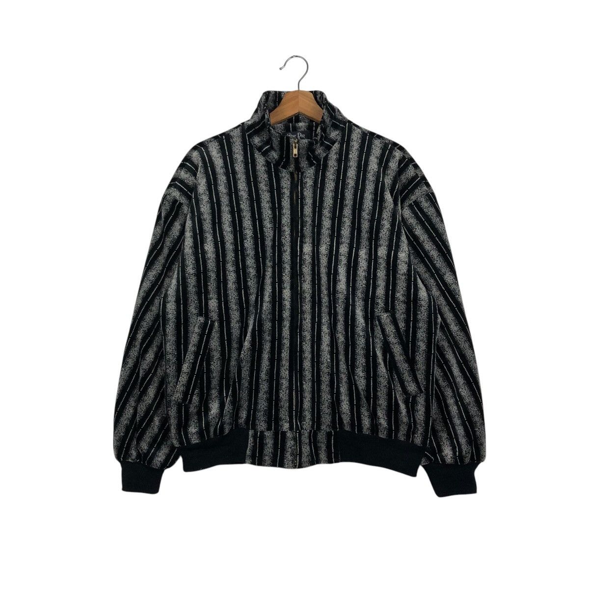 Japanese Brand × Vintage 📌Vintage Bomber Jacket Char Din Striped Issey Miyake Size US M / EU 48-50 / 2 - 2 Thumbnail