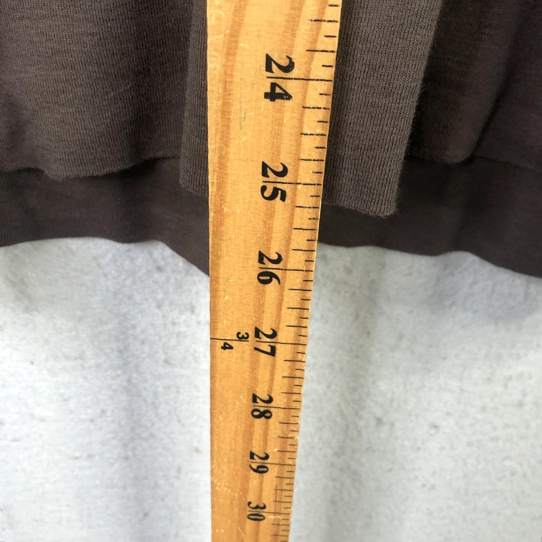 KangaROOS Tee Shop Hoodie Womens XL Brown Pullover Ribbed Long Sleeve Kangaroo Pocket Y2K Size XL / US 12-14 / IT 48-50 - 4 Thumbnail