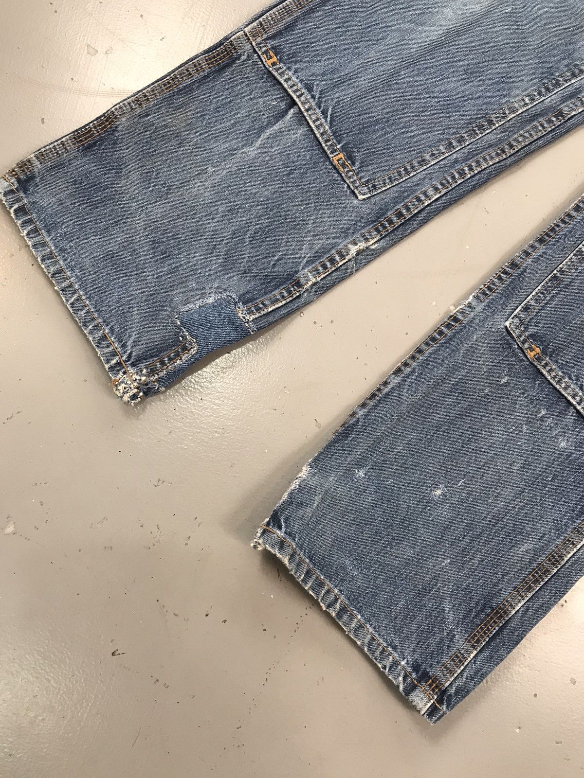 Carhartt × Vintage Vintage Carhartt distressed double knee denim Size US 28 / EU 44 - 4 Thumbnail