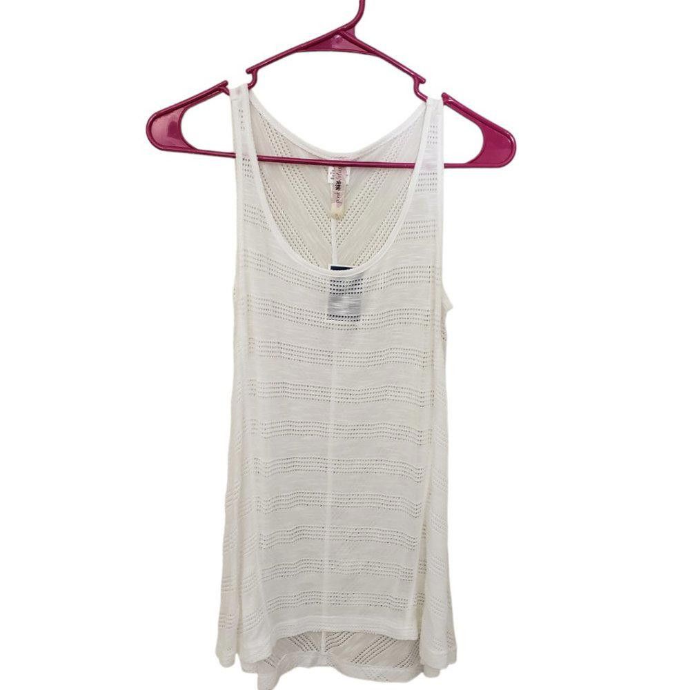 Designer CT1417 Ladies NWT Pink Lotus Tank Small Size S / US 4 / IT 40 - 1 Thumbnail