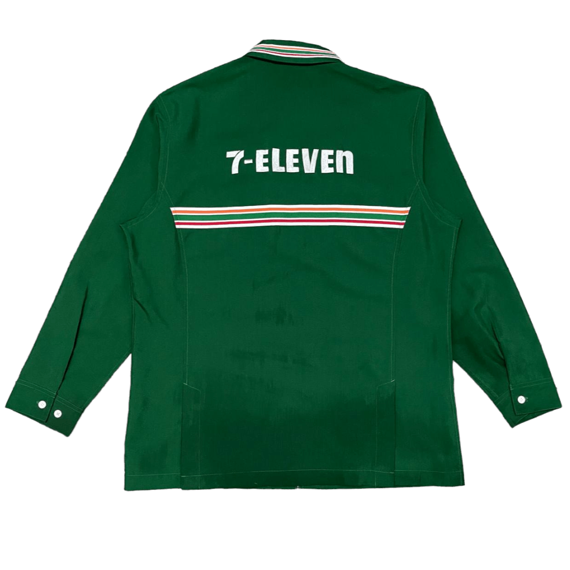 Japanese Brand Vintage 90s 7 Eleven Work Jacket Embroidery Size US L / EU 52-54 / 3 - 1 Thumbnail