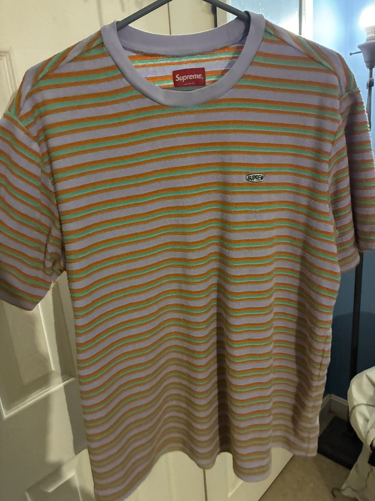 Supreme Supreme Multi Strip Terry Tee Size US L / EU 52-54 / 3 - 1 Thumbnail