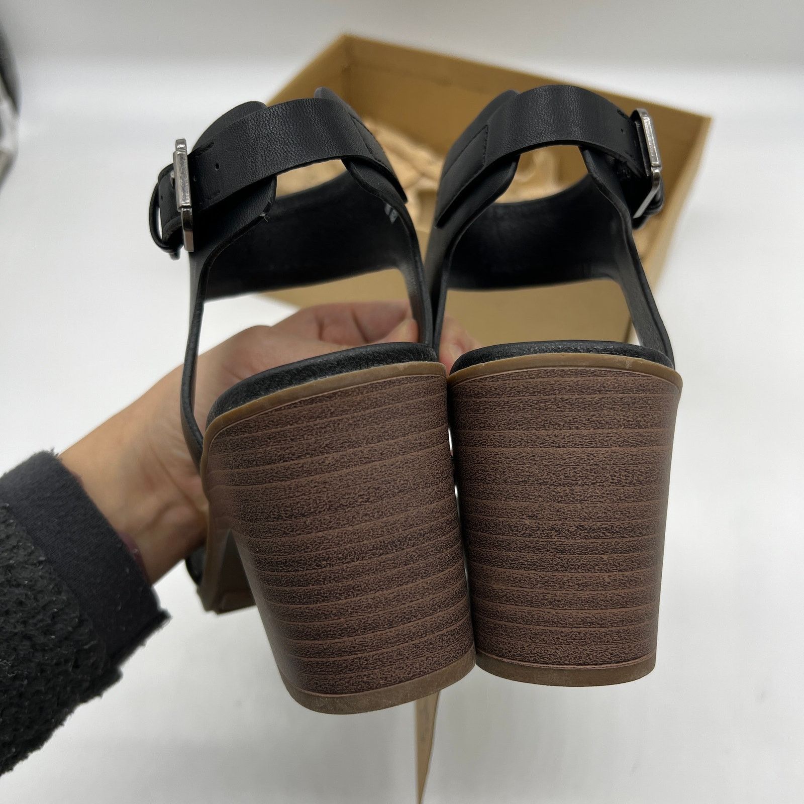 Other Frye and Co. Womens Kahlia Heeled Sandals Black Size 8M Size US 8 / IT 38 - 8 Thumbnail
