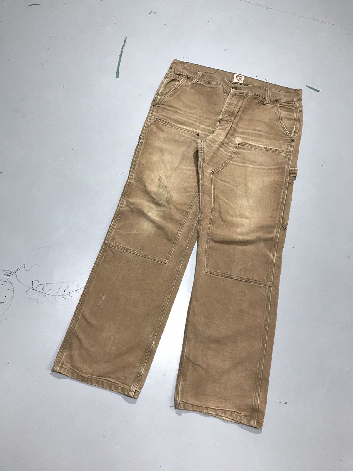 Carhartt Vintage Carhartt double knee workwear denim Size US 36 / EU 52 - 3 Thumbnail