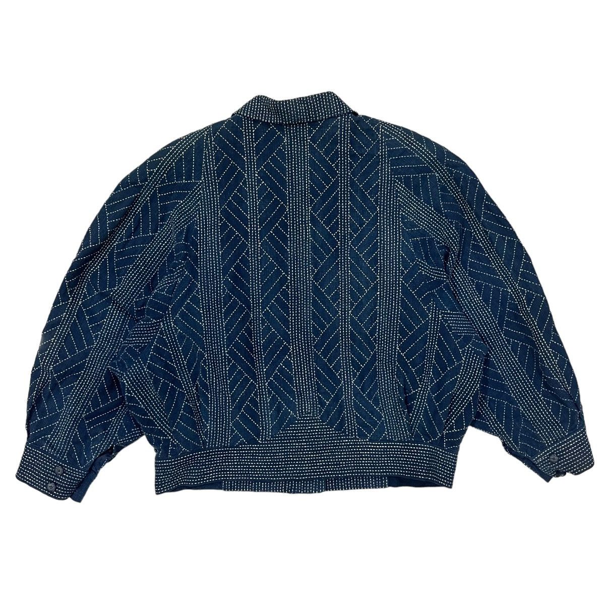 Japanese Brand Vintage Japanese Brand Wool Bomber Jacket Size US S / EU 44-46 / 1 - 2 Thumbnail