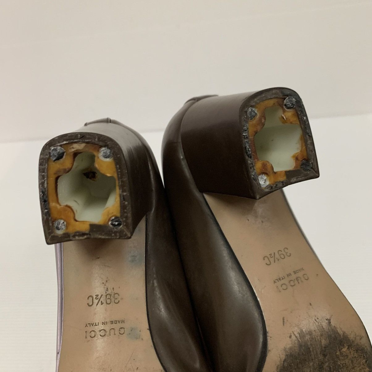 Gucci Gucci Leather Horsebit Shoes Size US 9.5 / IT 39.5 - 7 Thumbnail