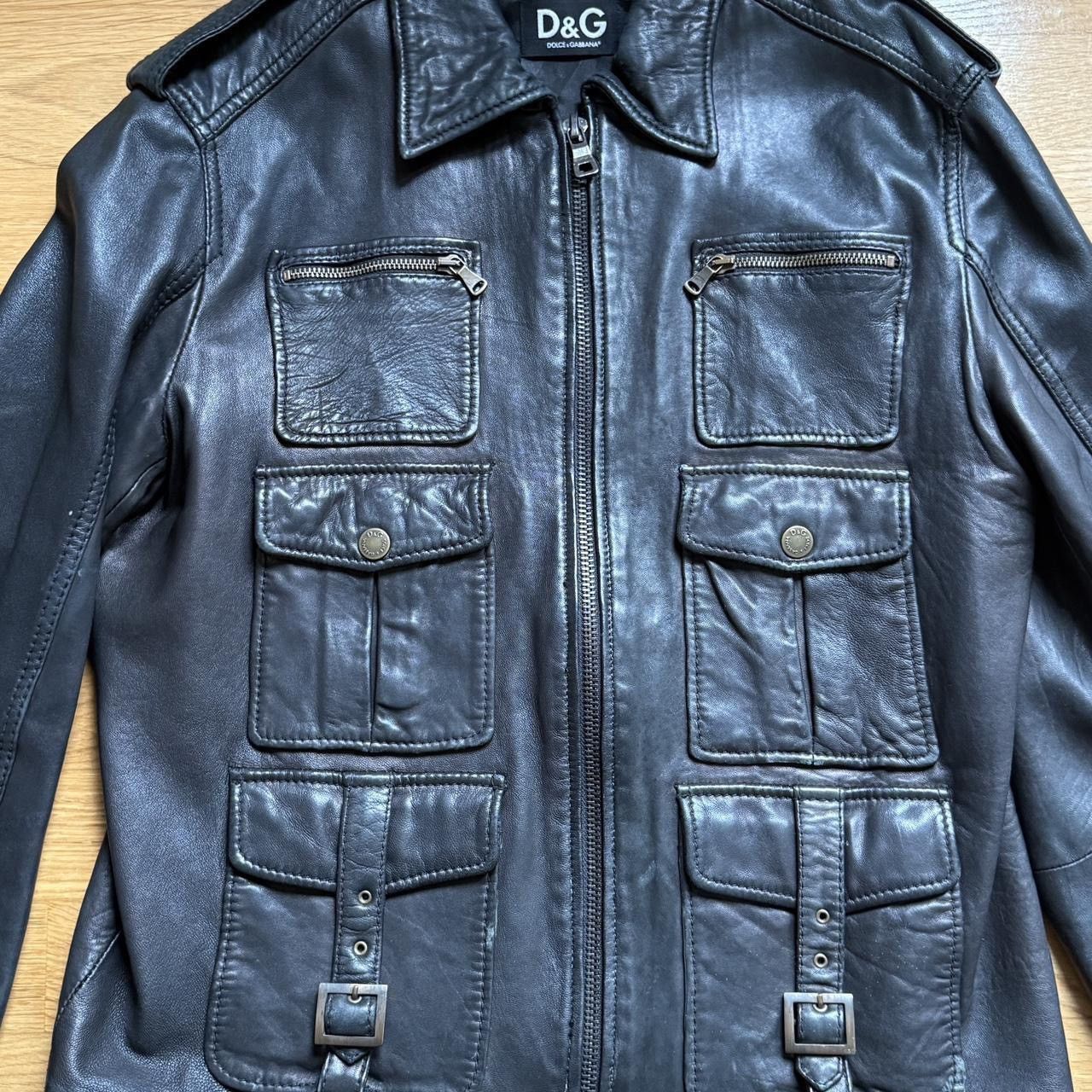Dolce & Gabbana Archive Dolce & Gabbana Multipocket Leather Jacket Size US L / EU 52-54 / 3 - 2 Thumbnail