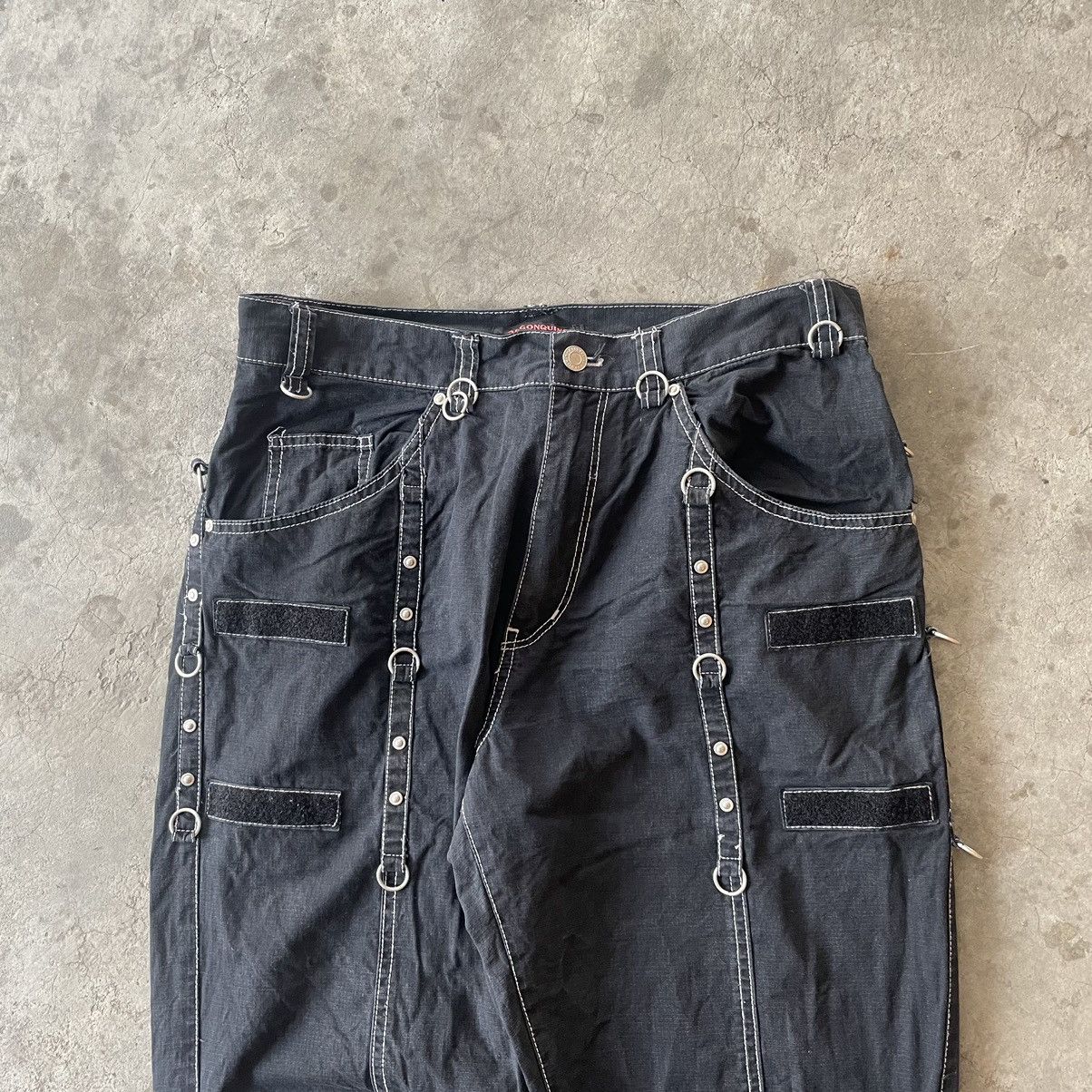 Algonquins Vintage ALGQ Algonquins Punk Gothic Bondage Pants Size US 32 / EU 48 - 3 Thumbnail