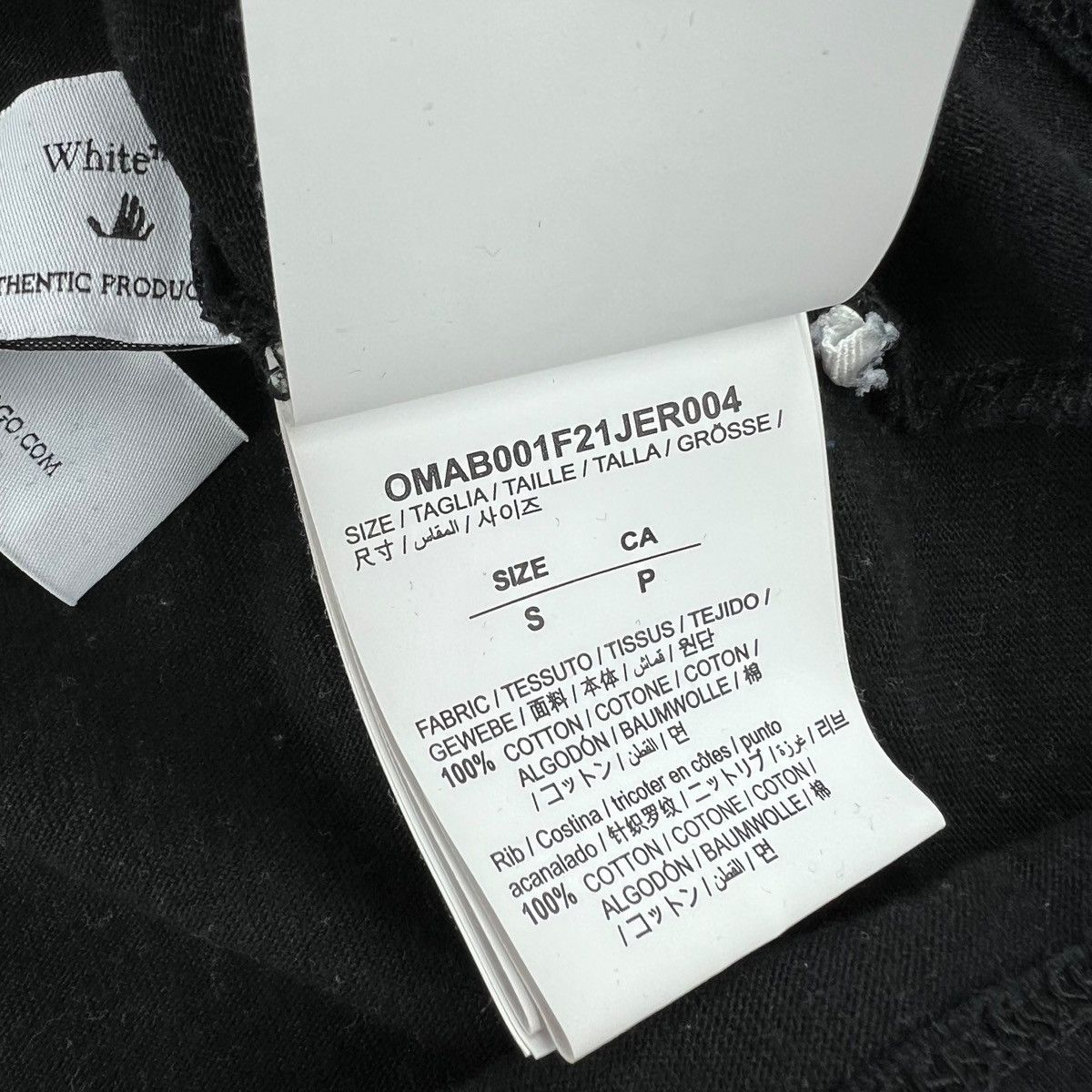 Off-White Off-White Caravaggio Black Long Sleeve T Shirt Size US XS / EU 42 / 0 - 5 Thumbnail