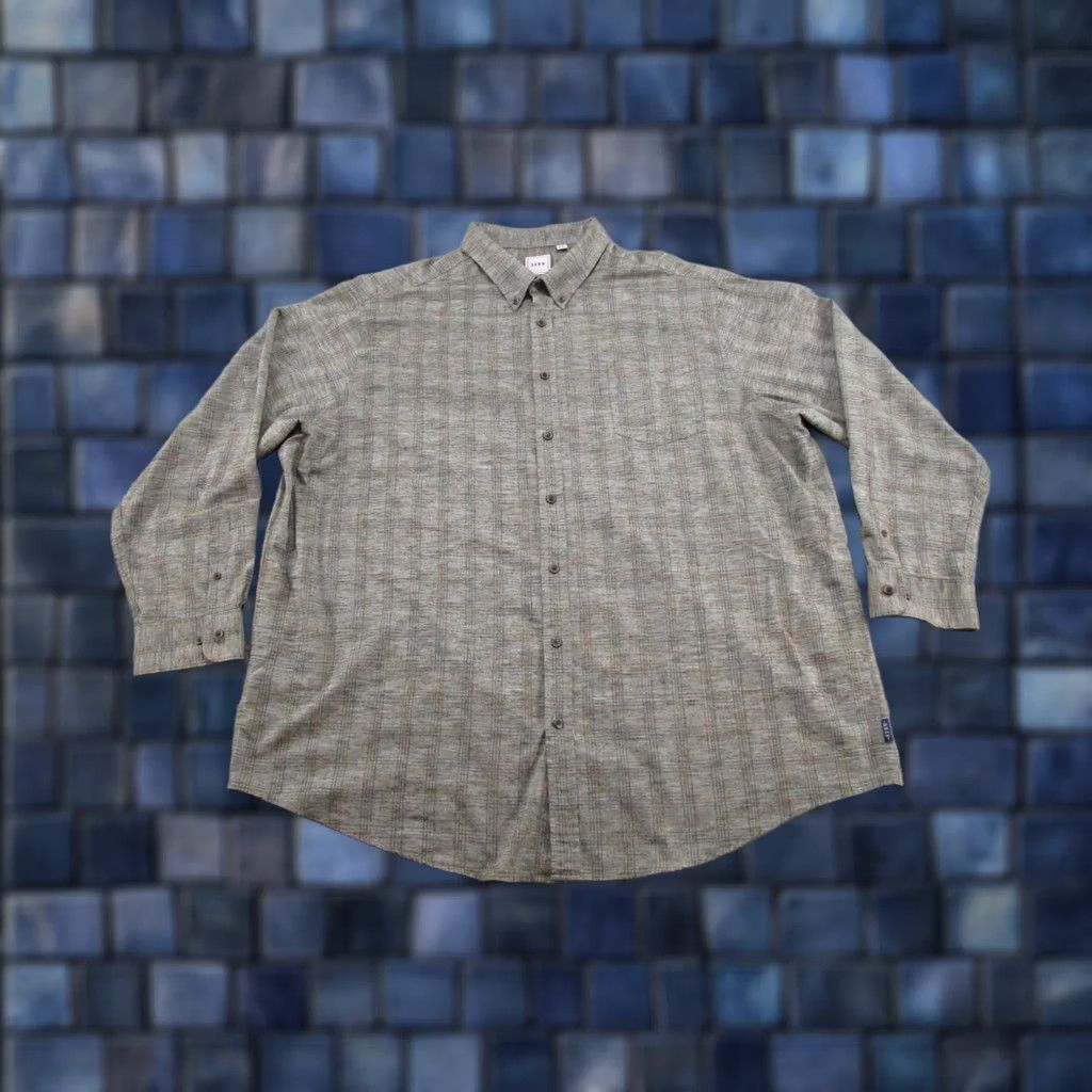 Vintage ROWN Men’s Button-Down Green Checkered Shirt Size 3XB Big & Tall Long Sleeve Casual Preppy Size US XXL / EU 58 / 5 - 1 Thumbnail