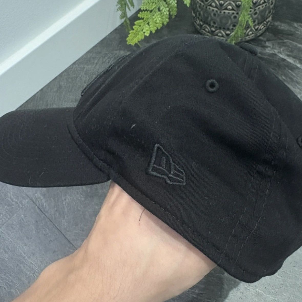 New Era 90s New Era Yankees Vintage Baseball Hat Cap big Logo Rare Size 40 - 3 Thumbnail