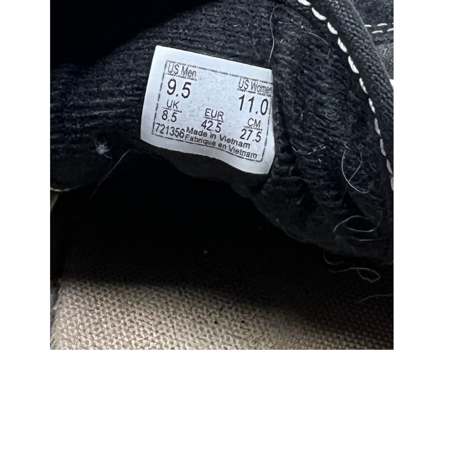 Vans Vans Old Skool Black Suede w Leather Stripe Mens 9.5 Size US 9.5 / EU 42-43 - 7 Thumbnail